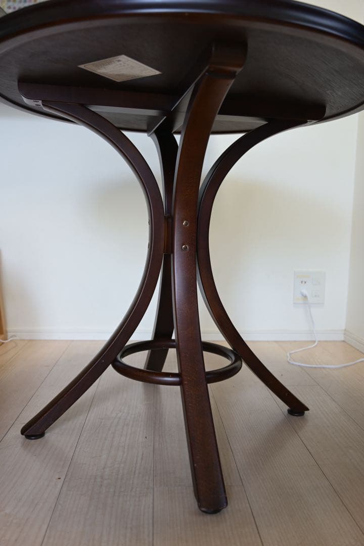 ミ*ナ様 大塚家具 秋田木工 ダイニングテーブル（丸）「T-130」 ナラ材／ブ