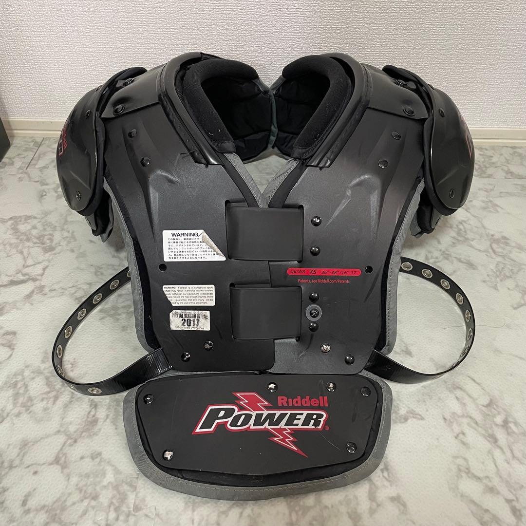 Riddell Power SPK ブラックショルダーパッド