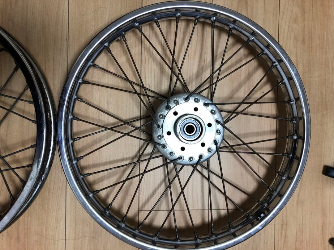 gs400 スポークホイール　フロントダブル