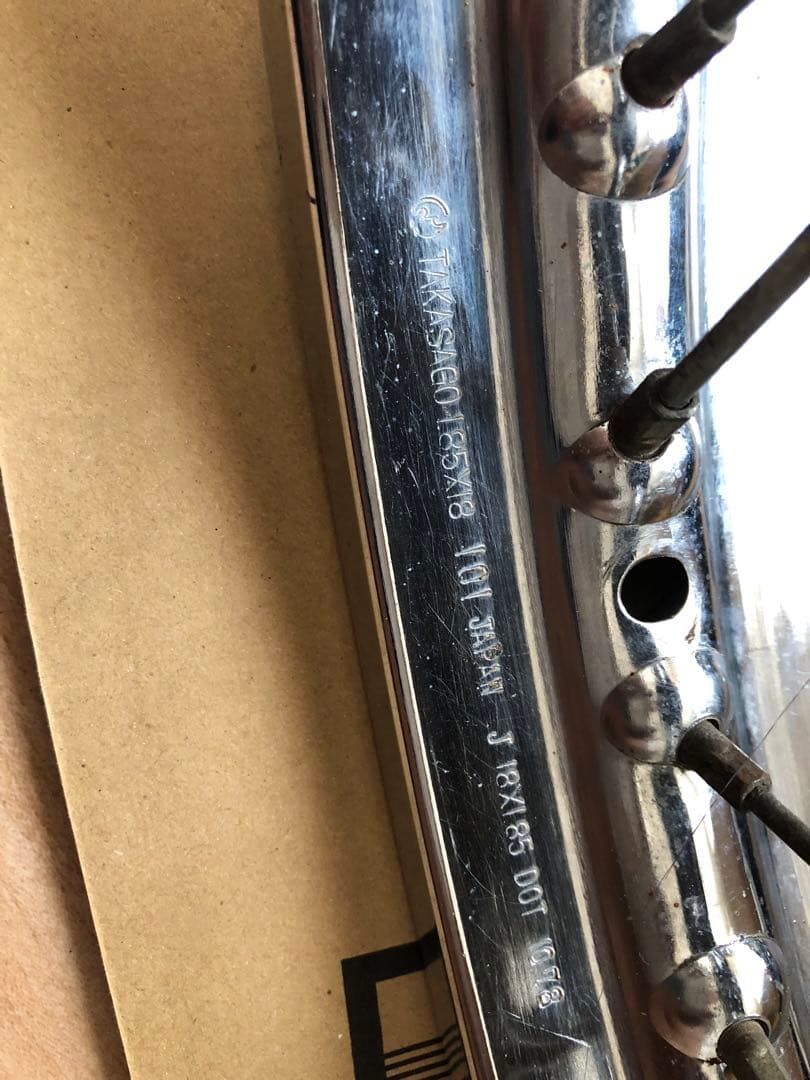 gs400 スポークホイール　フロントダブル