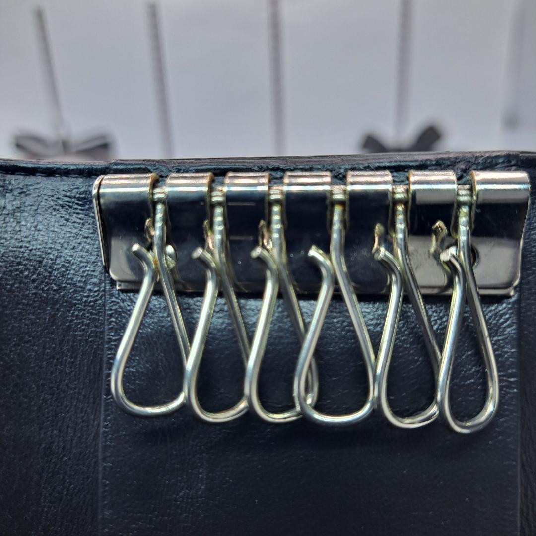 CHANEL　高級感あり　キーケース　エンメル　ブラック