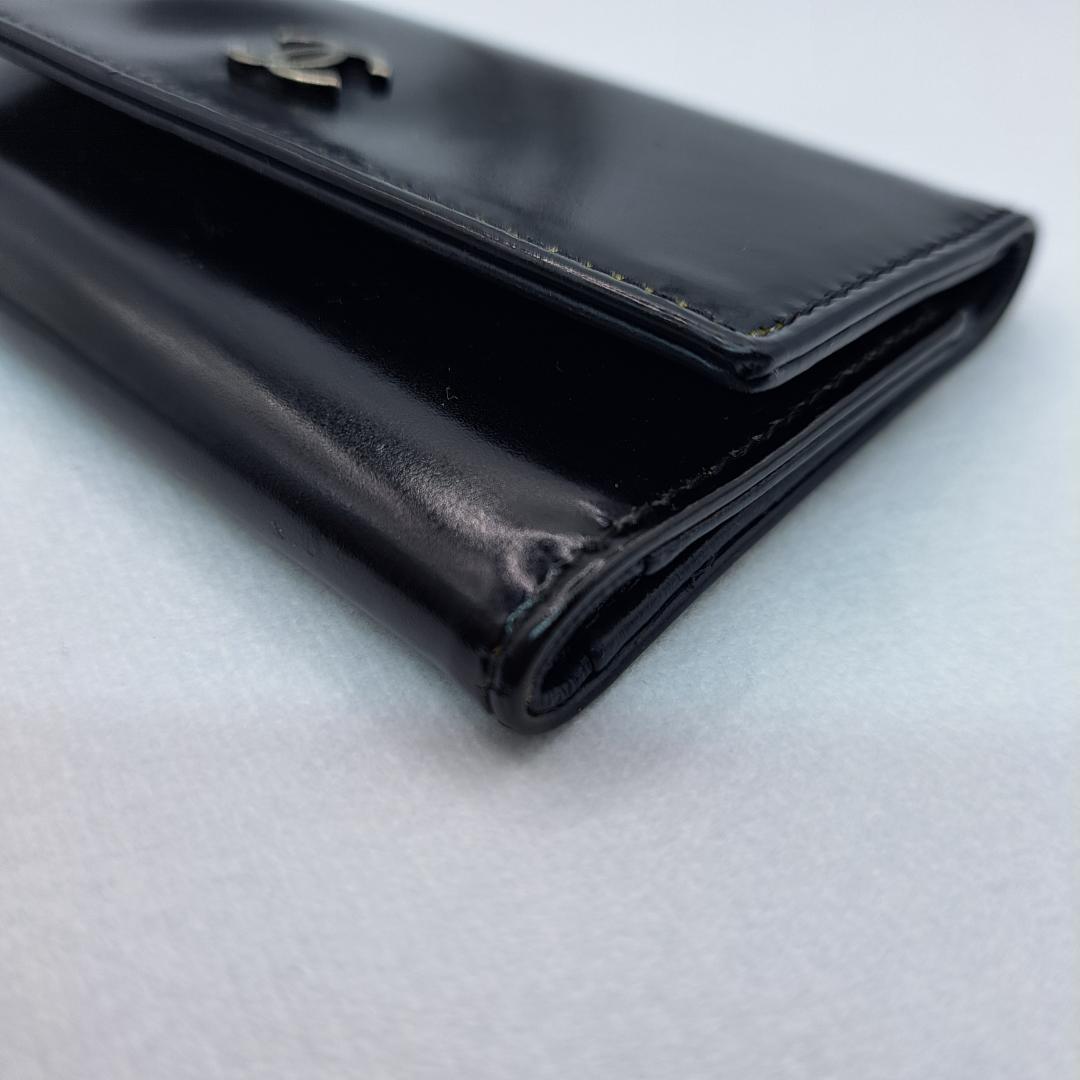 CHANEL　高級感あり　キーケース　エンメル　ブラック