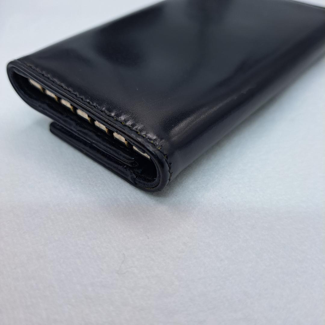 CHANEL　高級感あり　キーケース　エンメル　ブラック