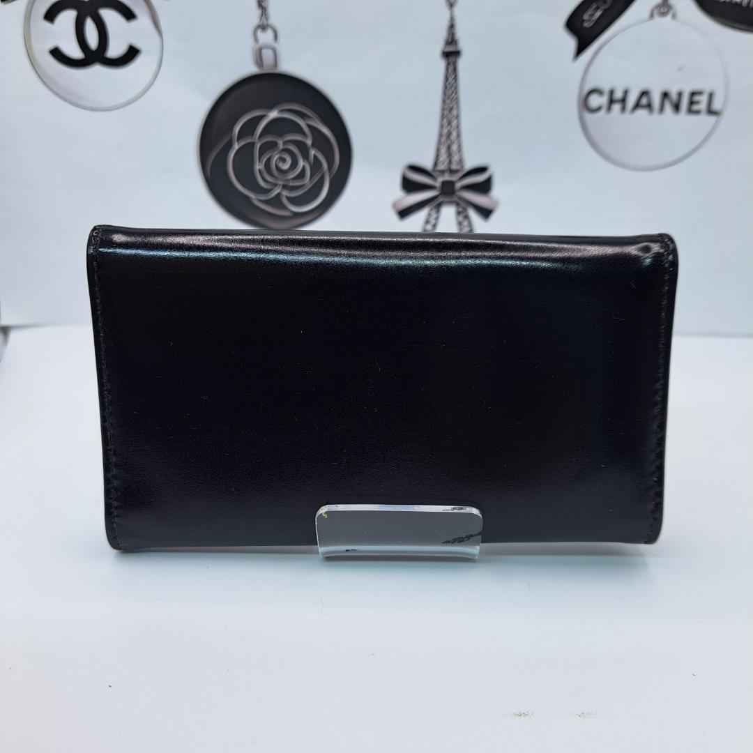 CHANEL　高級感あり　キーケース　エンメル　ブラック
