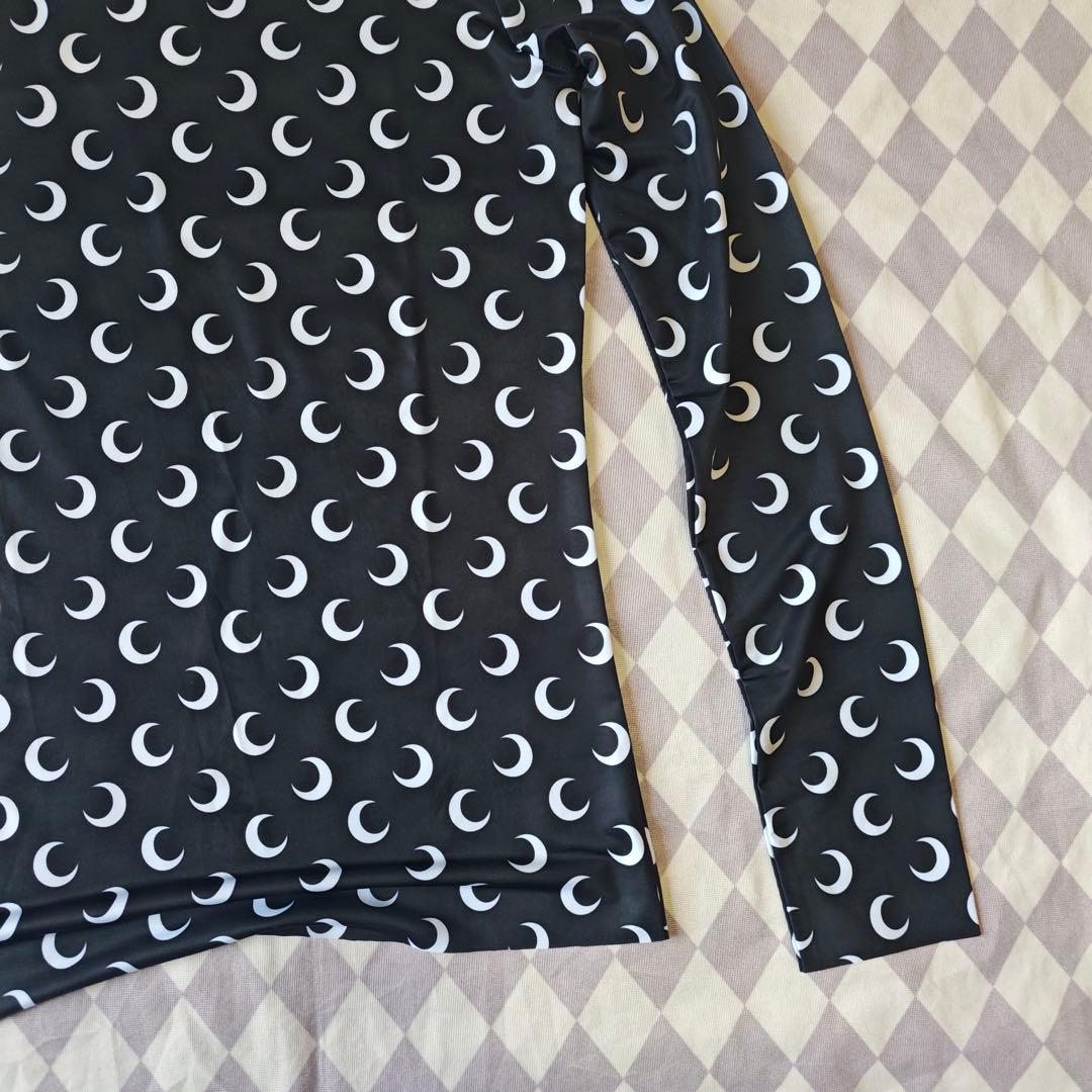 Marine Serre Moon 長袖 レディース ブラック/ホワイト S