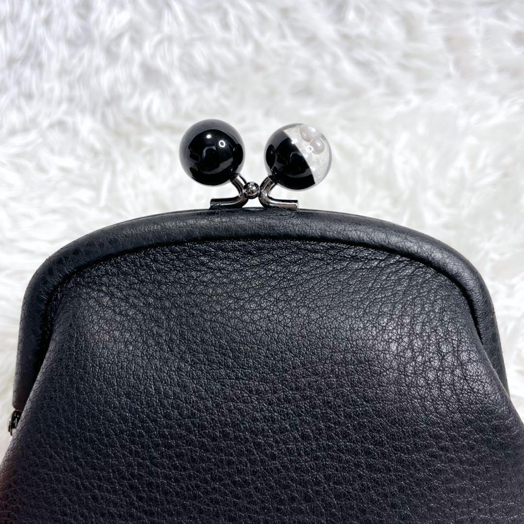 そら様専✨️イアパピヨネ ガマ口ミニポシエット 牛革 ショルダー 小銭入れ 財布