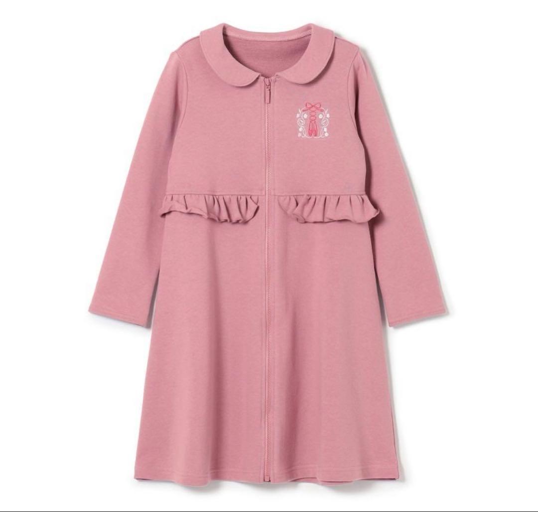 chacott チャコット　ジップアップワンピース　ピンク140k