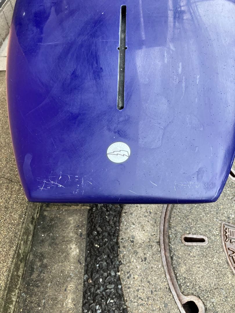 CJ ネルソンフルカーボン10ftシングルフィン ロングボード ネイビーブルー