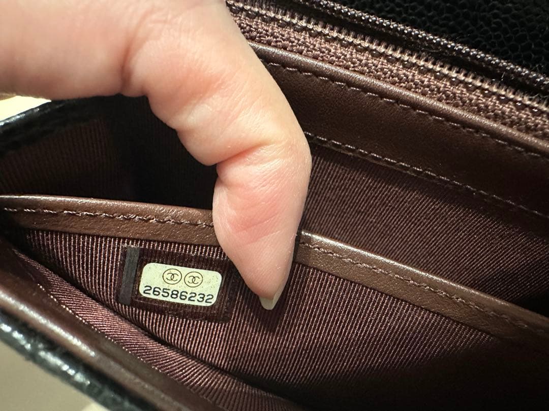 CHANEL マトラッセ ラムスキン 長財布