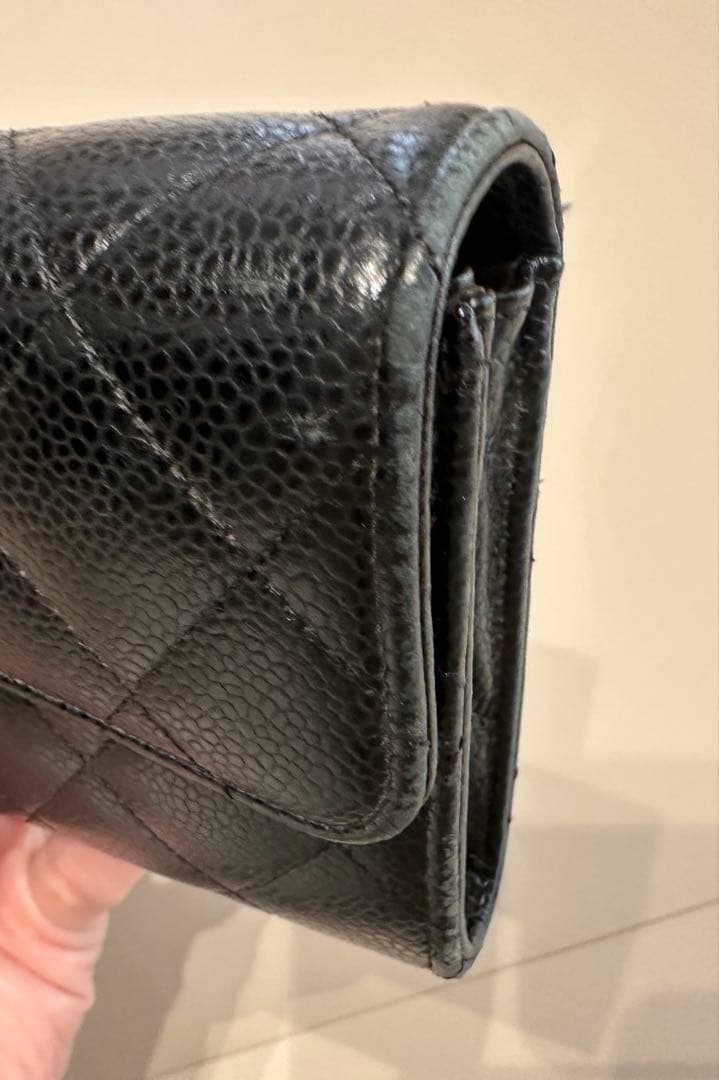 CHANEL マトラッセ ラムスキン 長財布