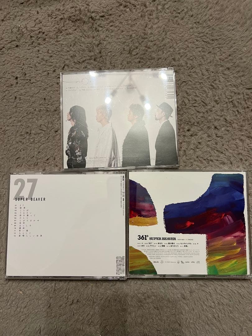 アルバムセット SUPER BEAVER 361°/アイラブユー/27