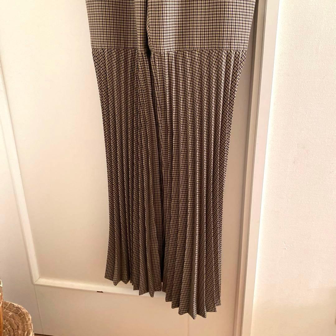 fumika uchidaフミカウチダ ツナギ フレア プリーツ 38