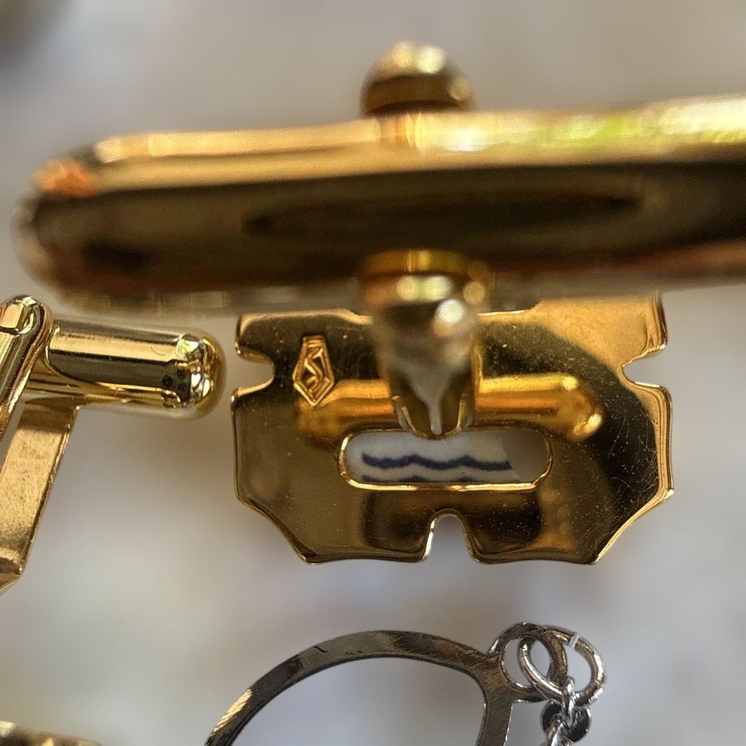 カフスボタン　タイピン　真珠　純銀　ブランド　まとめ売り　12個セット