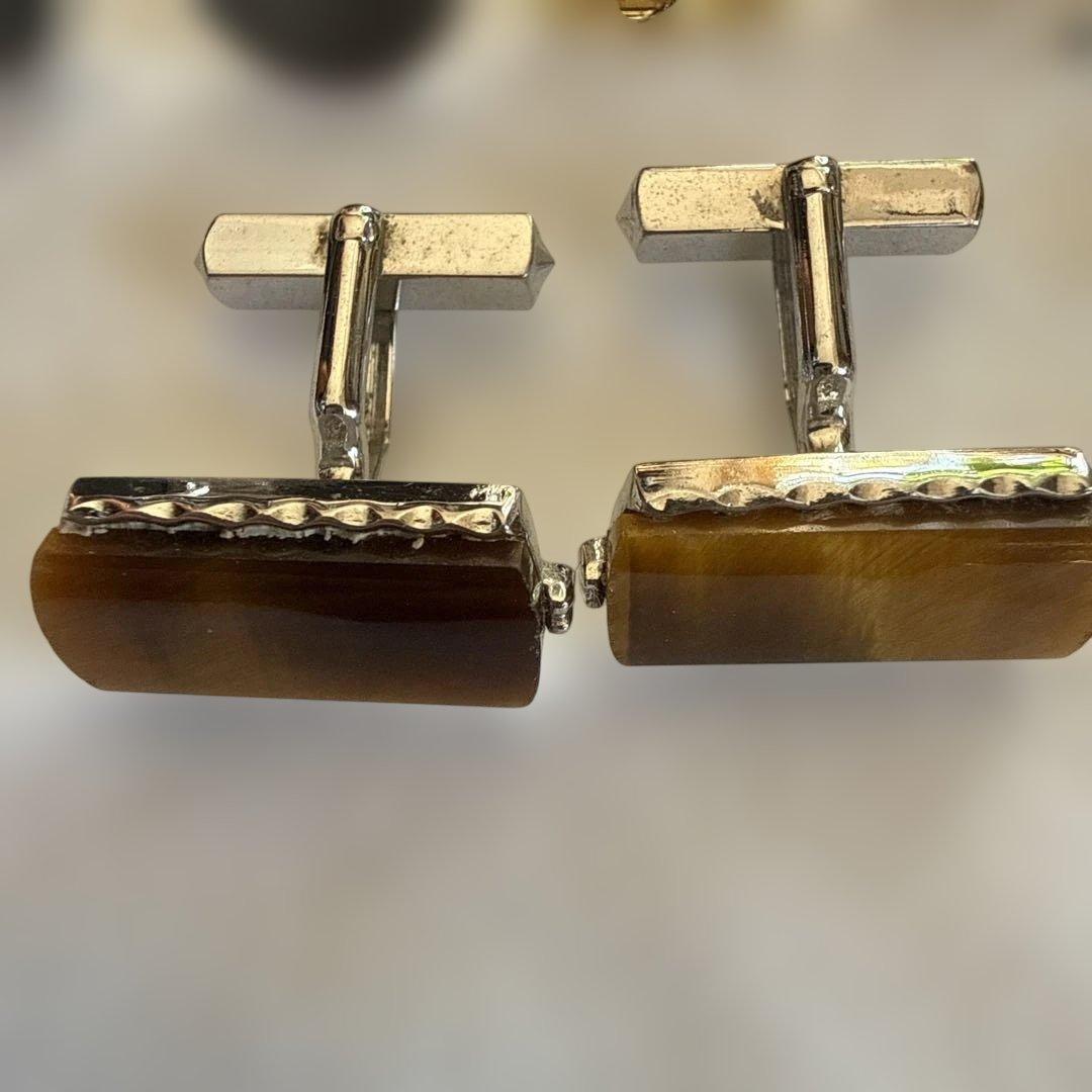 カフスボタン　タイピン　真珠　純銀　ブランド　まとめ売り　12個セット