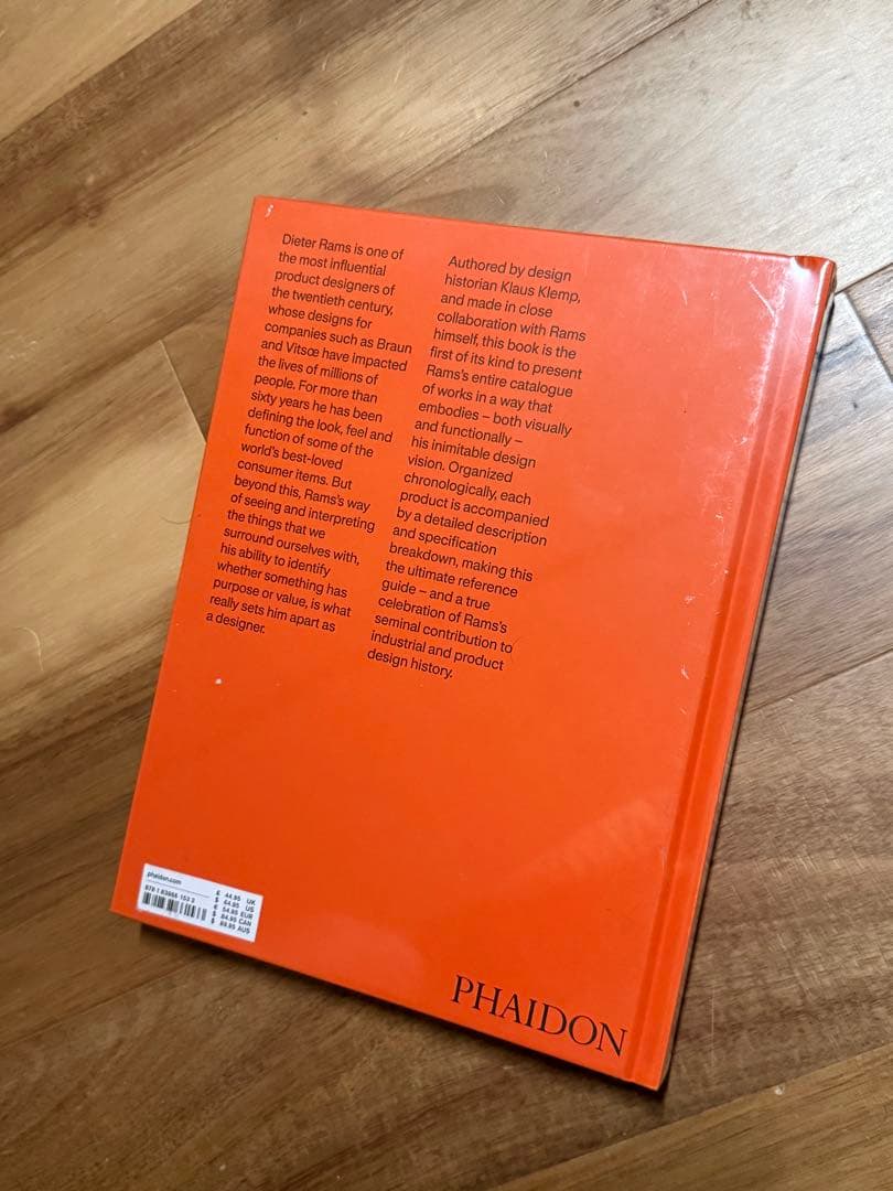 （新刊・未開封）ディーター・ラムス dieter rams