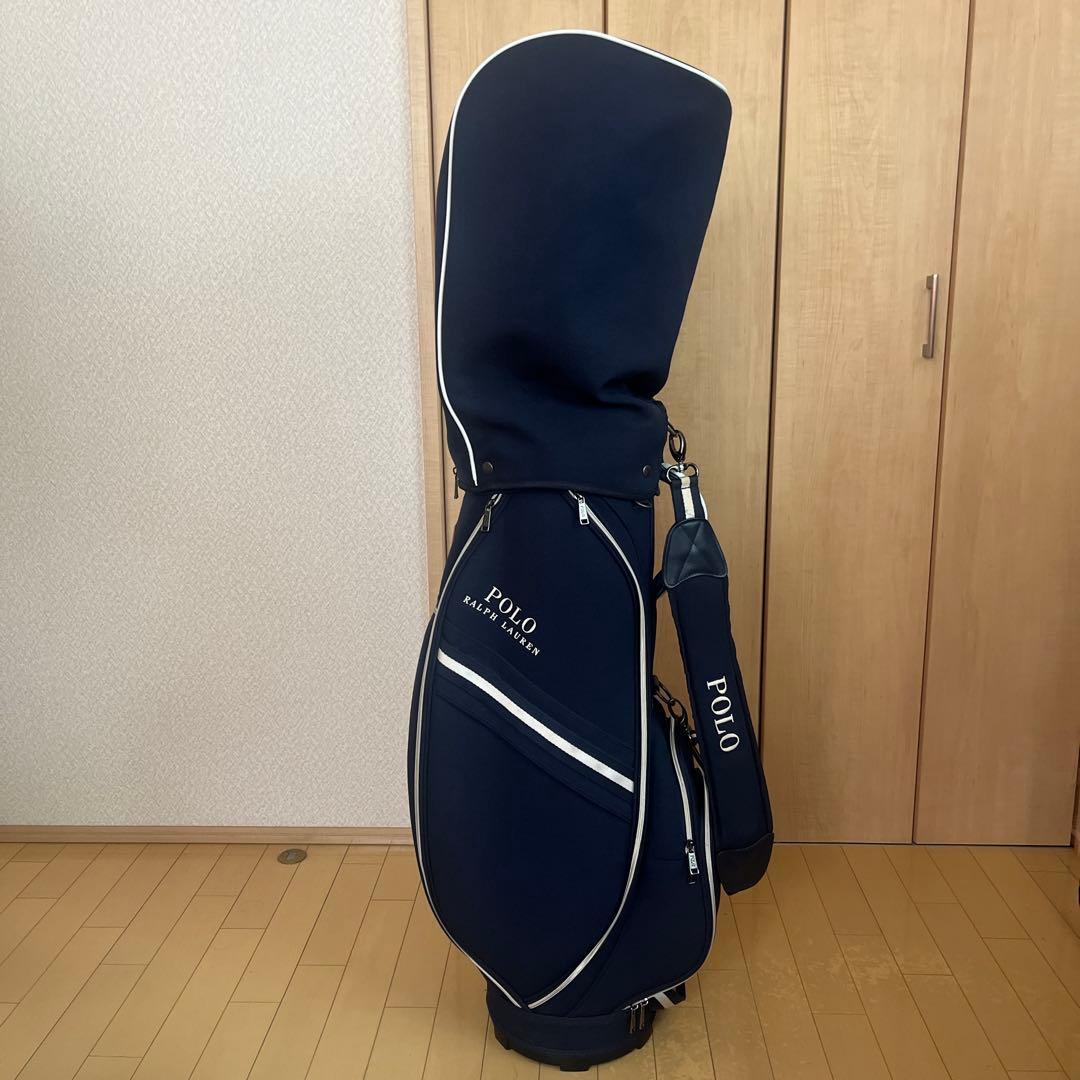 【良状態】POLOラルフローレン キャディバッグ ネイビー 23年モデル