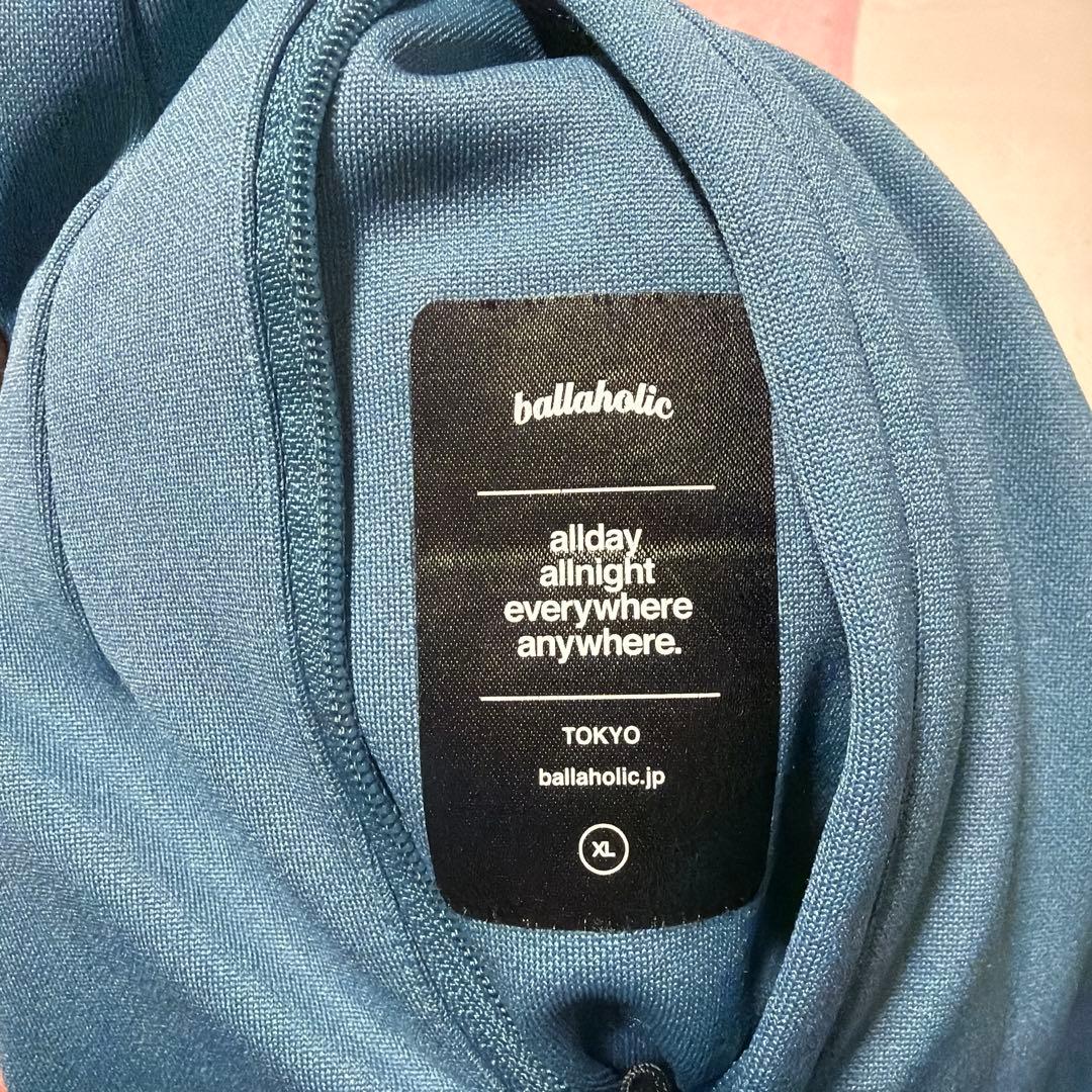 完売品 ボーラホリック ロゴジャージパンツ スレートブルー XLサイズ 美品