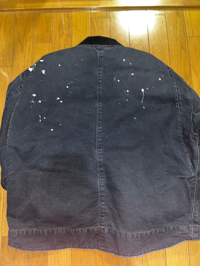 BEAMS ペイントスプラッシュ デニムジャケット　デトロイトジャケット