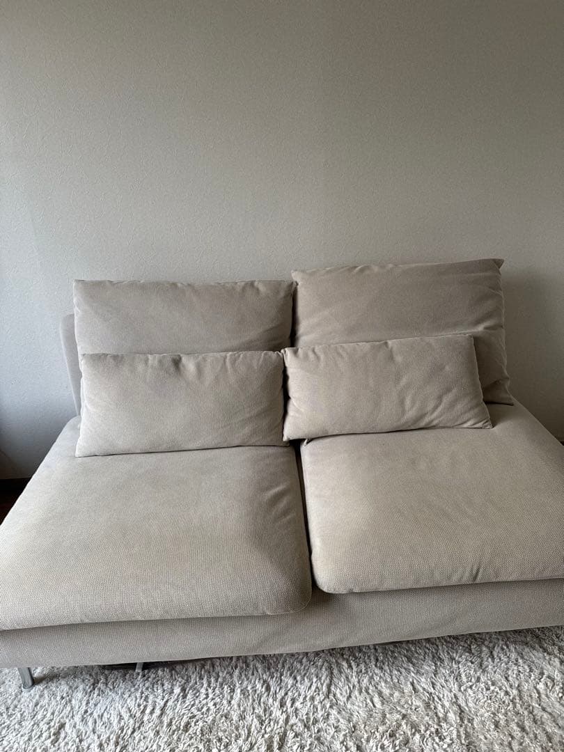 [10/31]まで！　ソーデルハムン　コンパクトソファ ３人掛け ベージュ