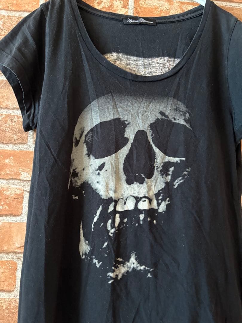 ヒステリックグラマースカルベリースカルドクロTシャツフリーサイズ