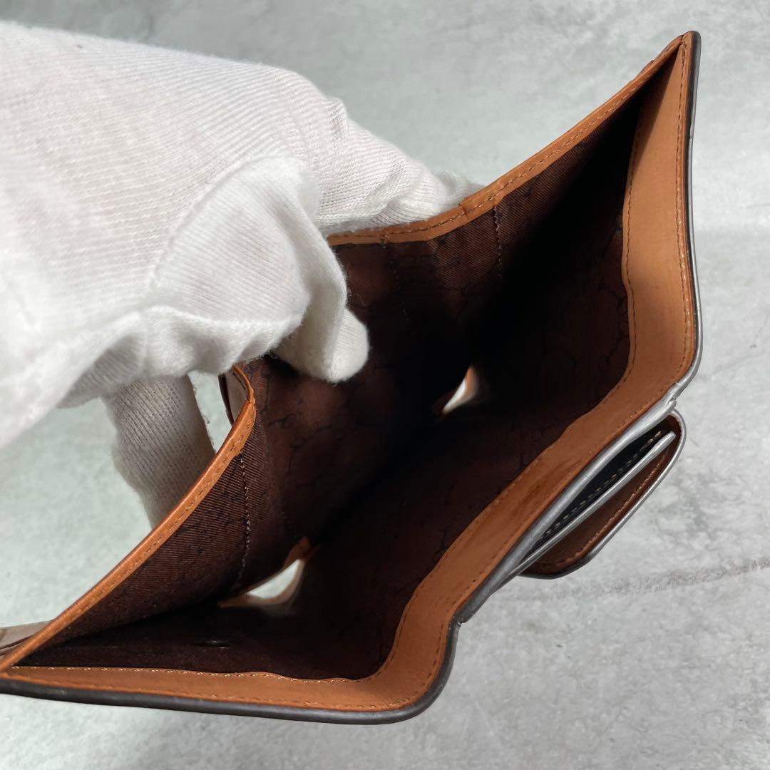 極美品✨ ソメスサドル 折財布 ブライドルレザー ダークグリーン メンズ