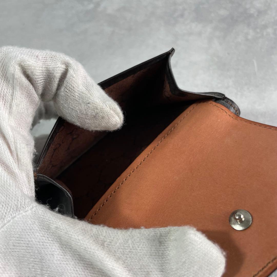 極美品✨ ソメスサドル 折財布 ブライドルレザー ダークグリーン メンズ