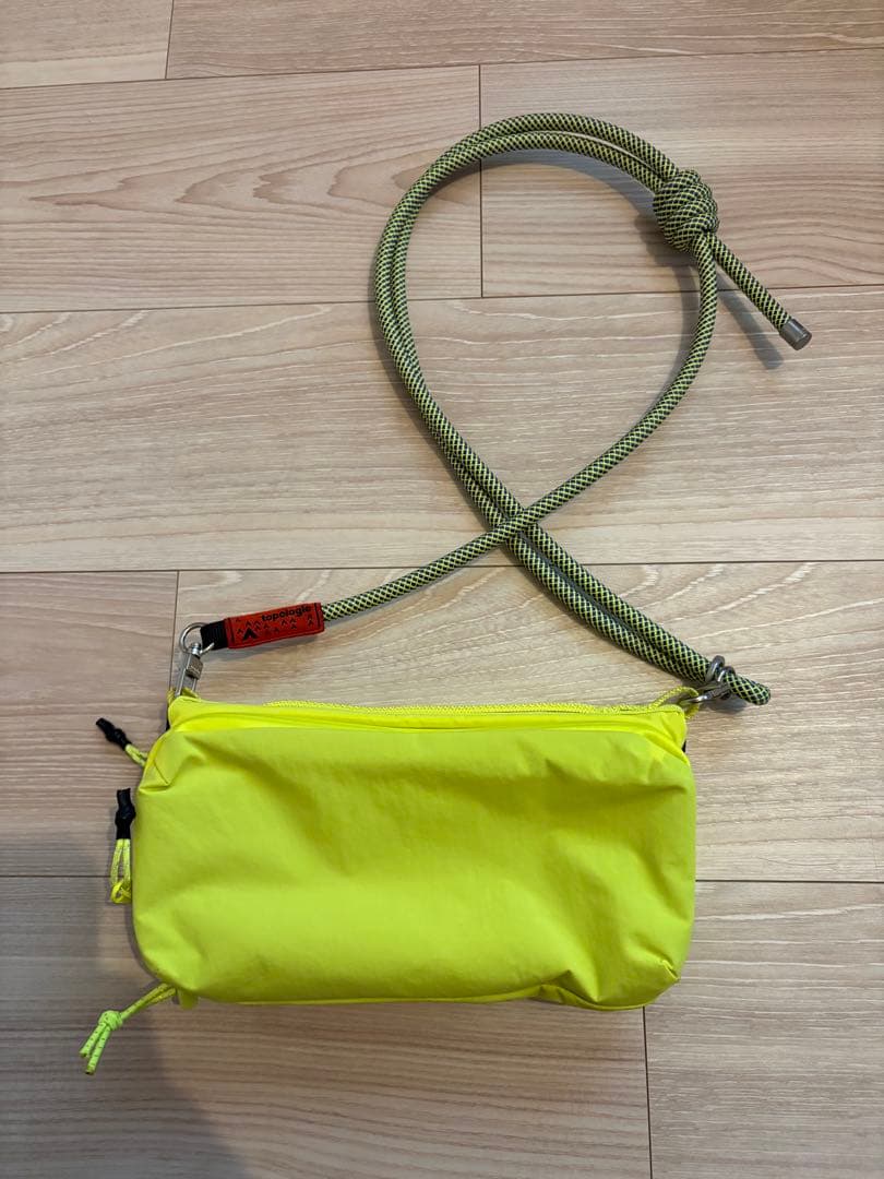 topologie ボトルサコッシュ ネオンイエロー 8.0mm Rope