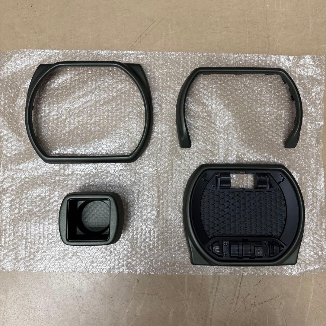 ハスラー純正　インパネガーニッシュ　セット　マットカーキメタリック