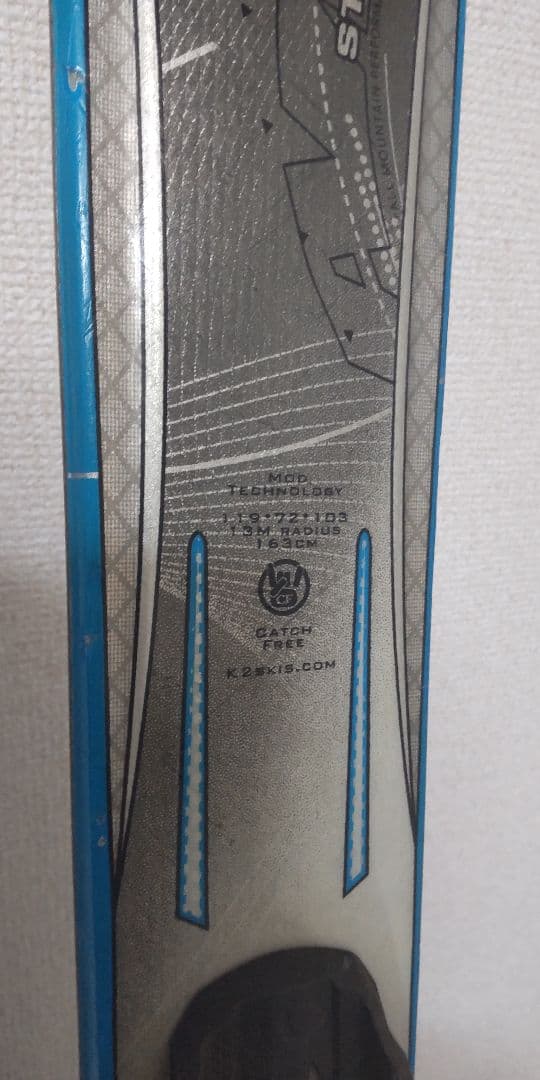 K2 スキー板 163cm