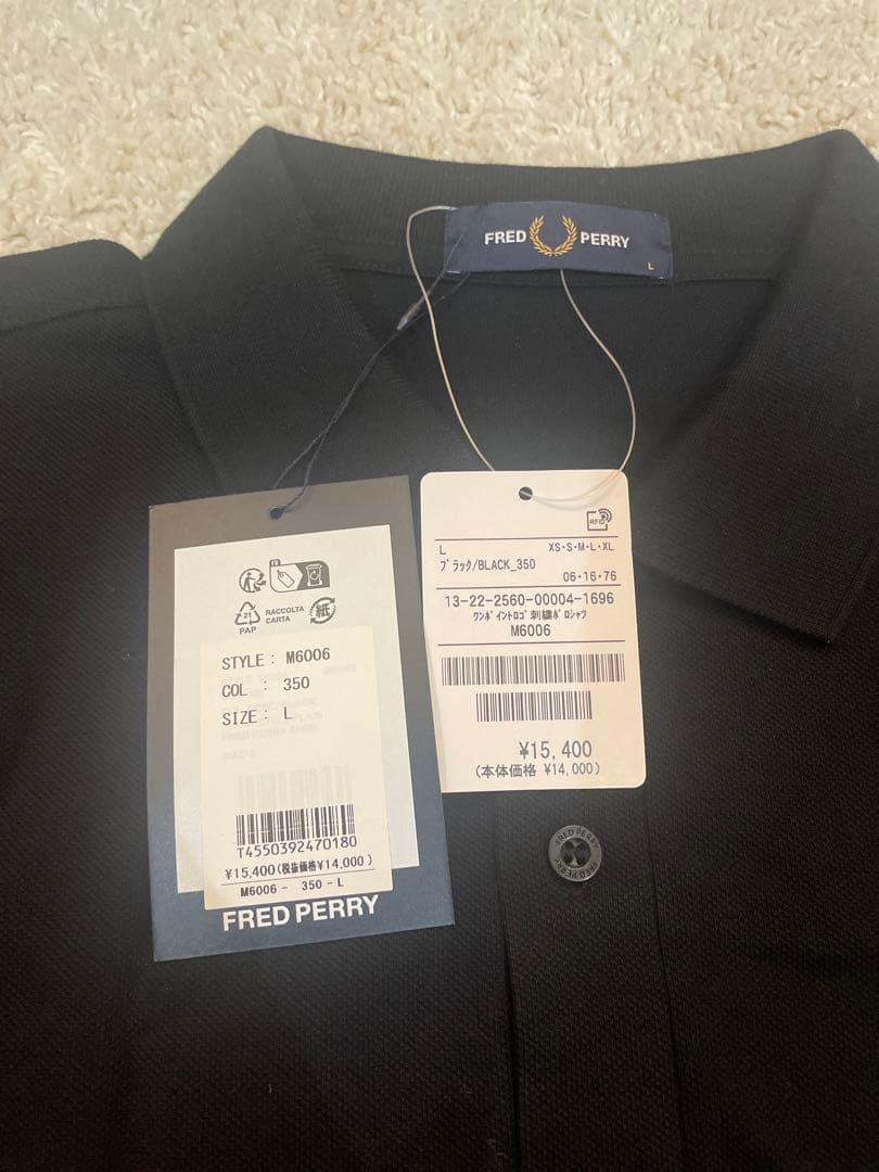 商品名:FRED PERRY ワンポイント ロゴ 刺繍 ポロシャツ 24AW