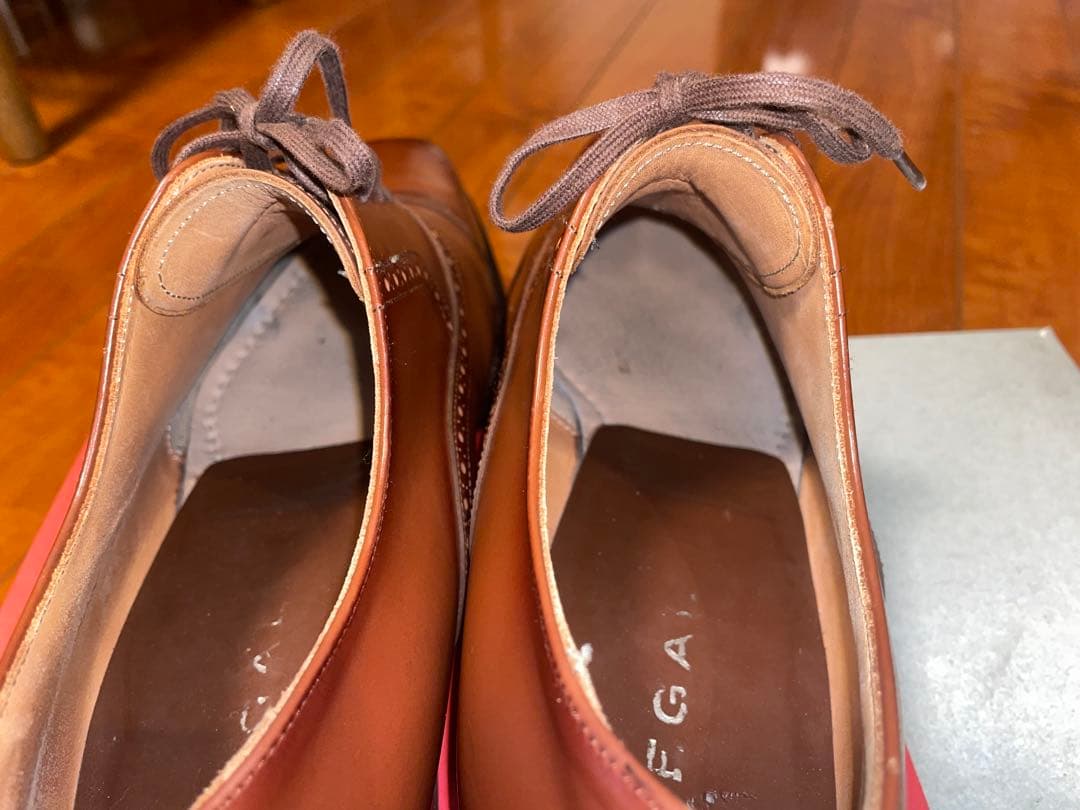 か*ね様 リーガル 122R 濃茶 26.0 ストレートチップ ビジネスシューズ