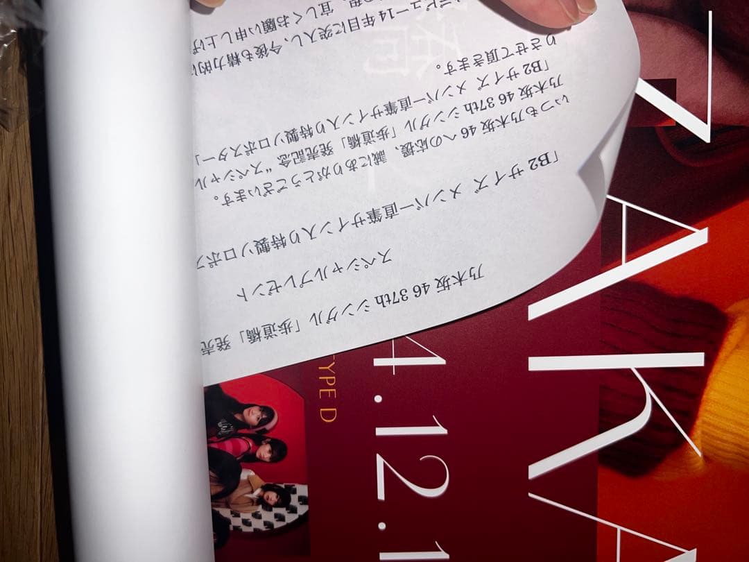 遠藤さくら　直筆サイン入りポスター　歩道橋