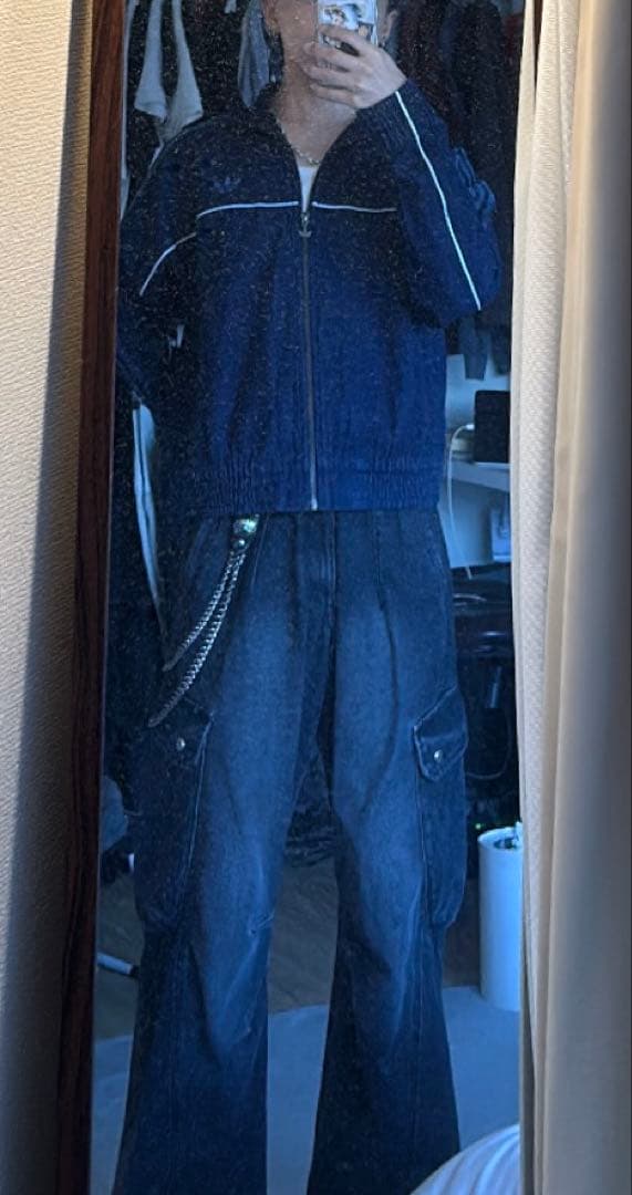 【希少】adidas original トラックジャケット デニム インディゴ