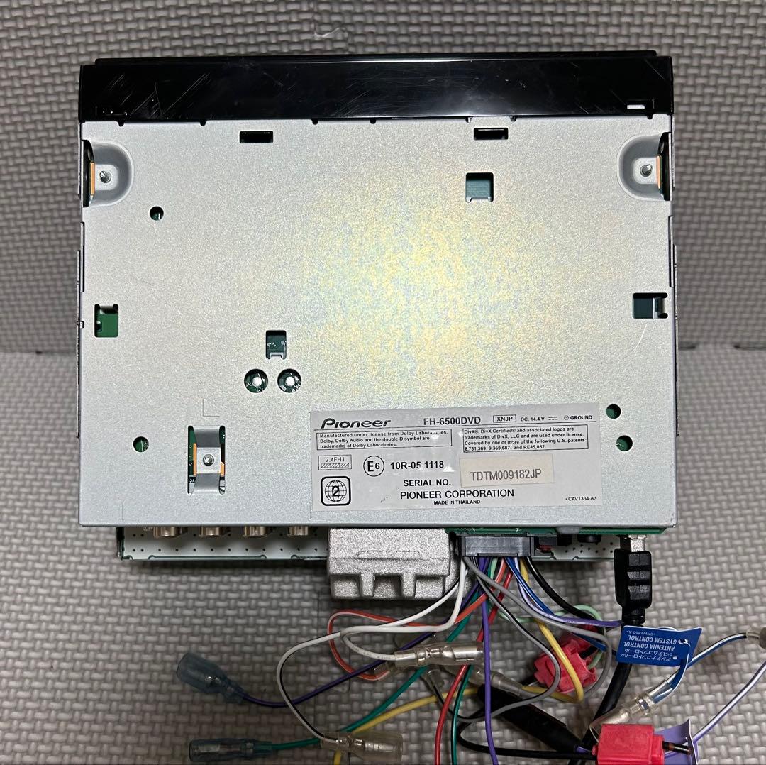 Pioneer FH-6500DVDディスプレイオーディオcarrozzeria