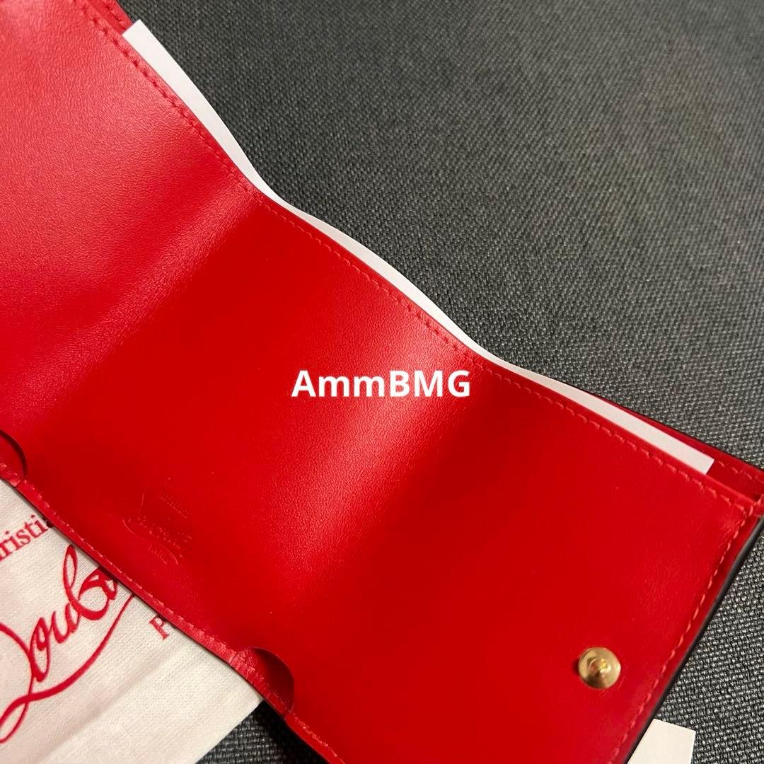 クリスチャンルブタン 11万　3折ミニ財布 コンパクトウォレット 新品正規品