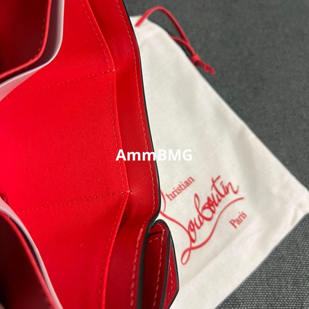 クリスチャンルブタン 11万　3折ミニ財布 コンパクトウォレット 新品正規品