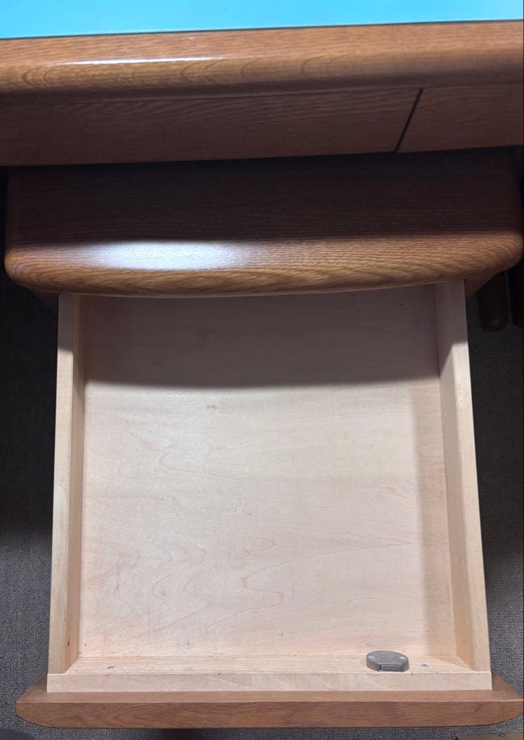 カリモク学習机 ４点セット ２-③ 袖棚