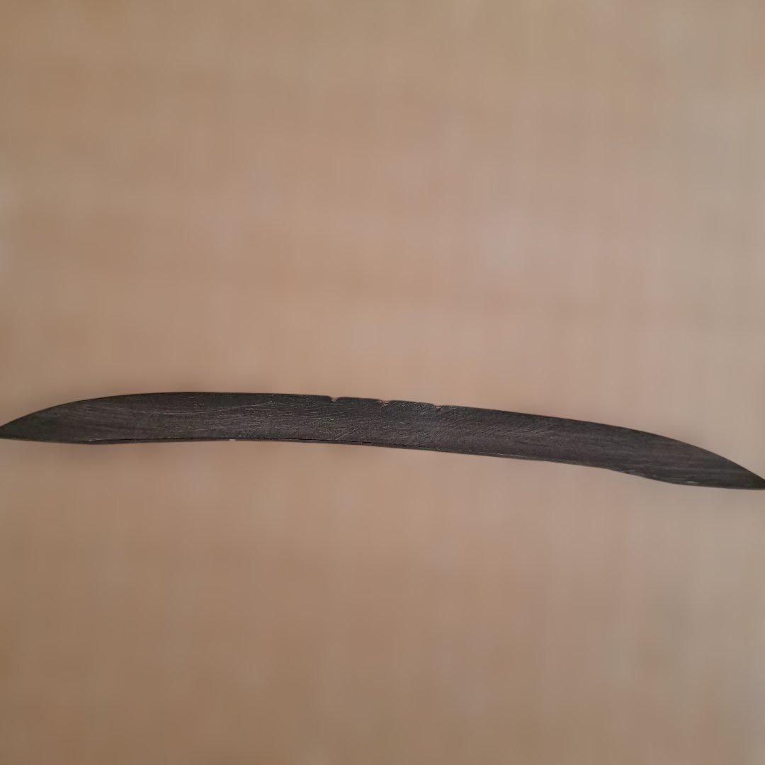 三線本体 ヘビ皮模様 黒　人工