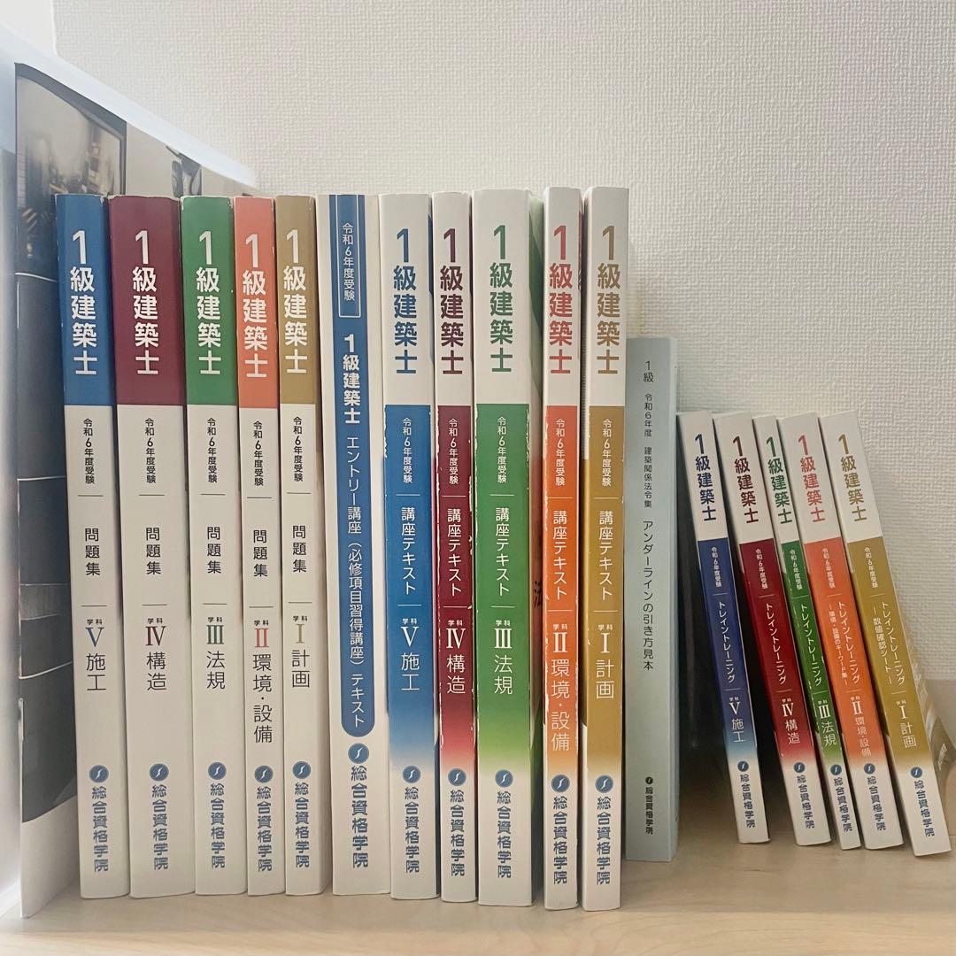 【送料無料】令和6年 一級建築士学科テキスト
