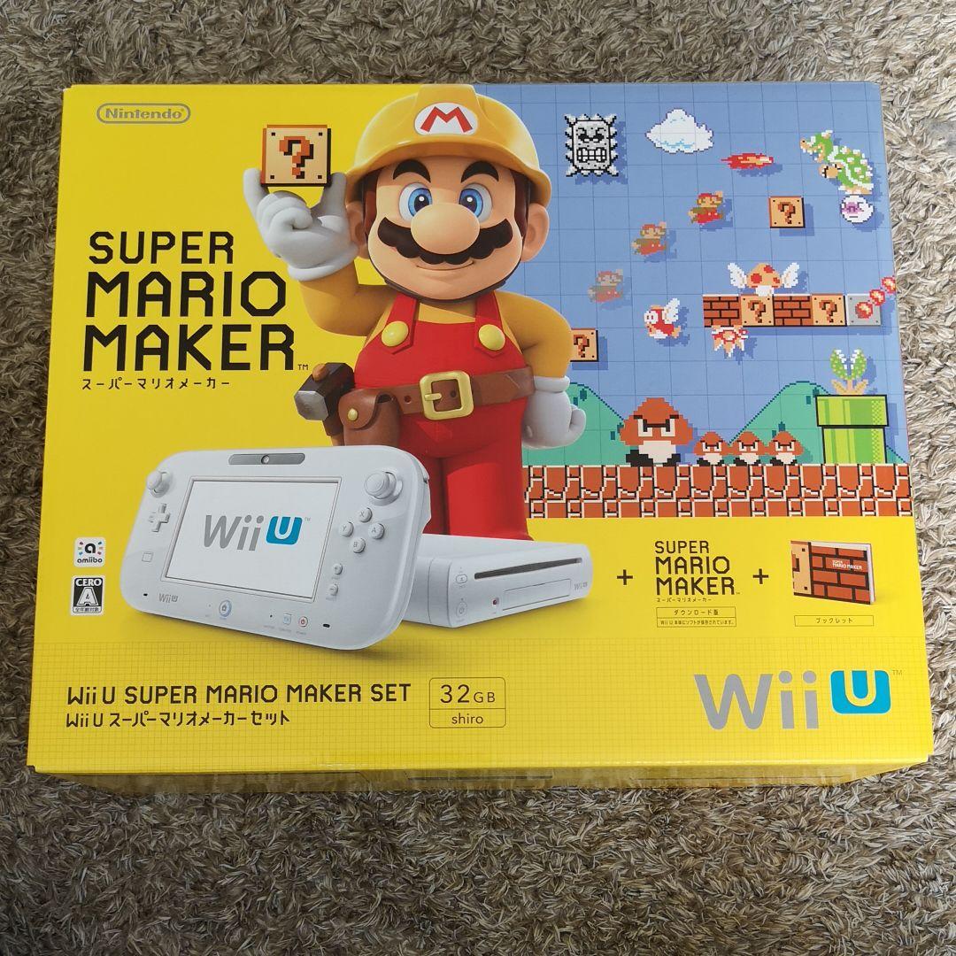 【新品】Nintendo WII U スーパーマリオメーカー セット