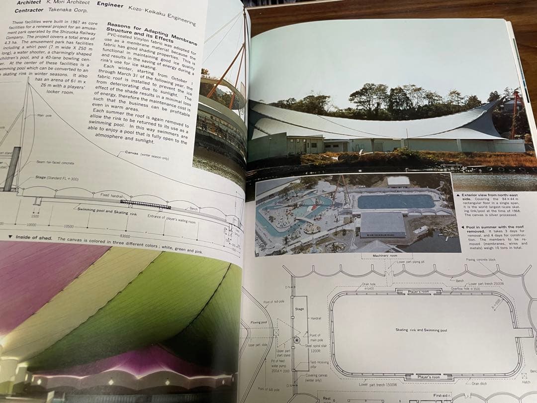 洋書 kazuo ishii membrane structures in japan