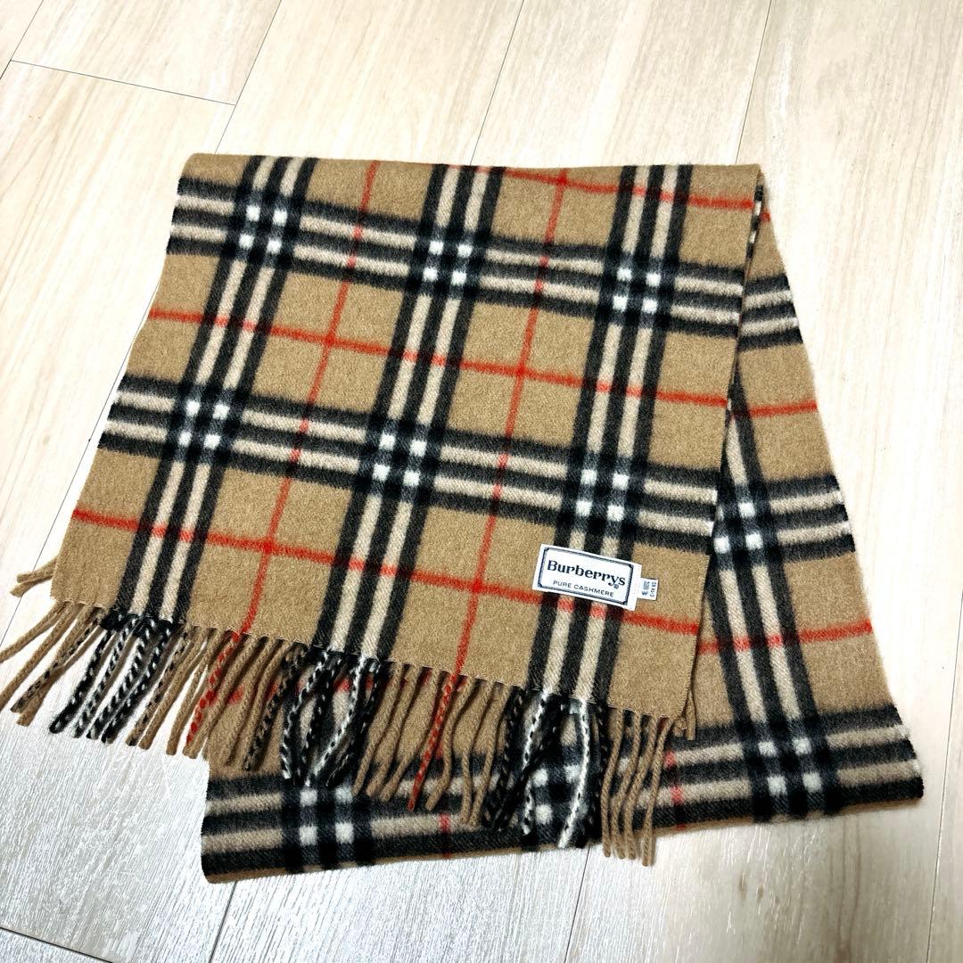 Burberrys バーバリー マフラー ノバチェック カシミア　ヴィンテージ
