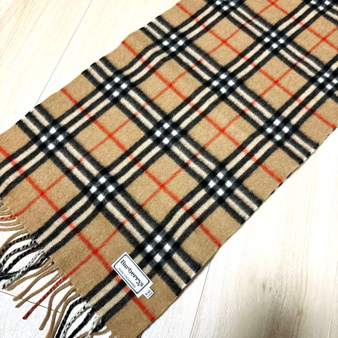 Burberrys バーバリー マフラー ノバチェック カシミア　ヴィンテージ