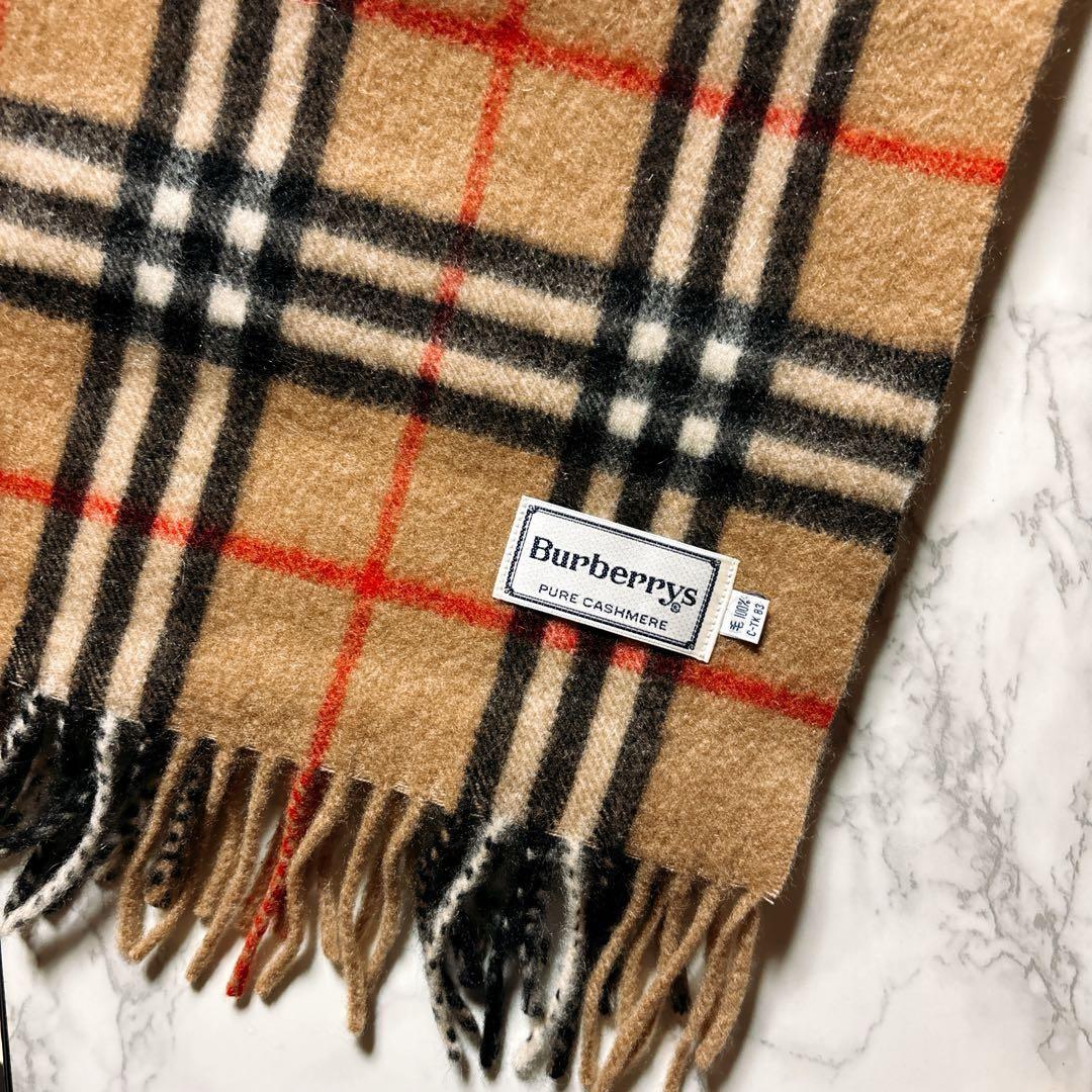 Burberrys バーバリー マフラー ノバチェック カシミア　ヴィンテージ
