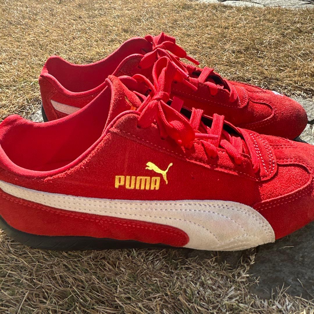 プーマ　スピードキャットOGスニーカー　赤