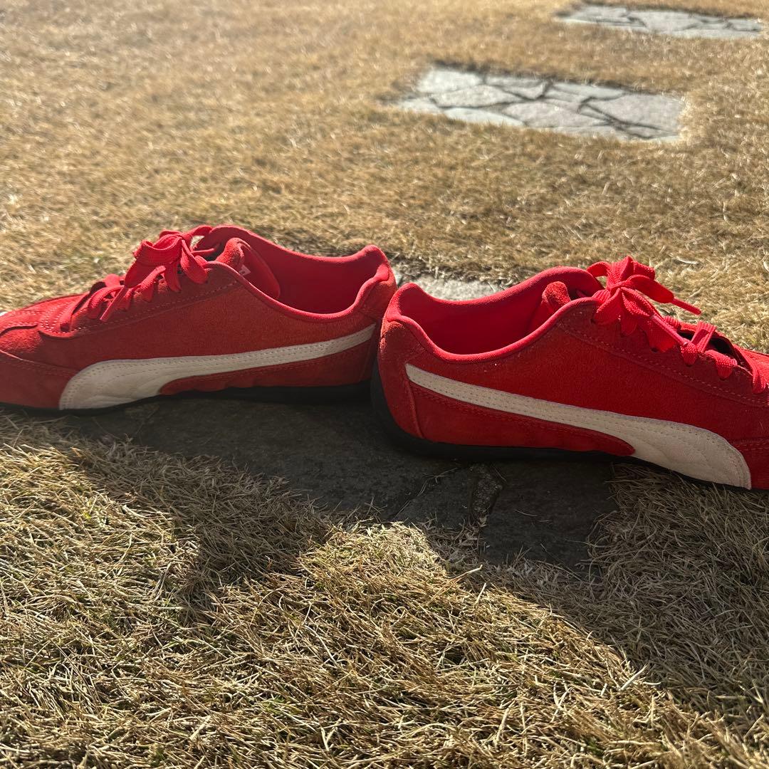 プーマ　スピードキャットOGスニーカー　赤
