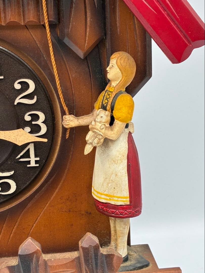 CITIZEN シチズン 鳩時計 山羊 小屋 少女 振り子時計 ポッポ時計