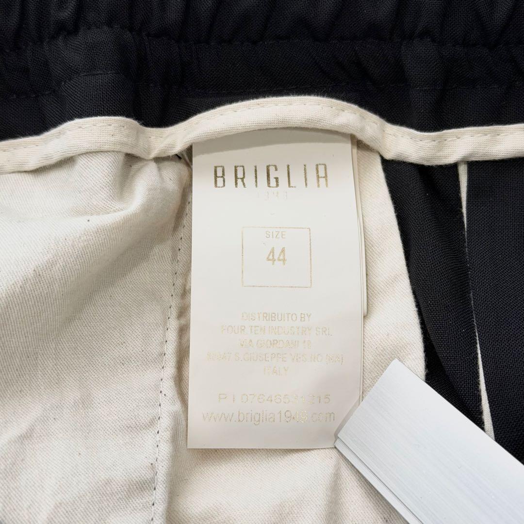 BRIGLIA1949 WIMBLEDON ウール シャーリング パンツ 44