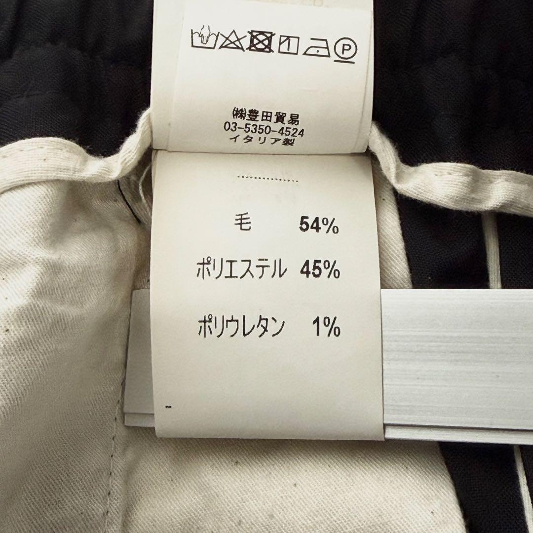 BRIGLIA1949 WIMBLEDON ウール シャーリング パンツ 44