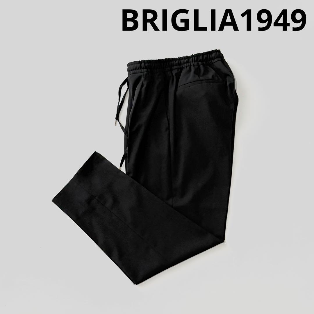 BRIGLIA1949 WIMBLEDON ウール シャーリング パンツ 44